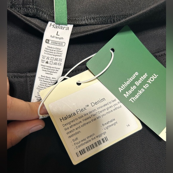 HALARA Pants - HALARA Flex Denim Full Length Leggings